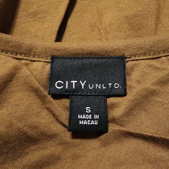 City UNLTD. Tank top, NWT 100%cotton,  small - Picture 7 of 7